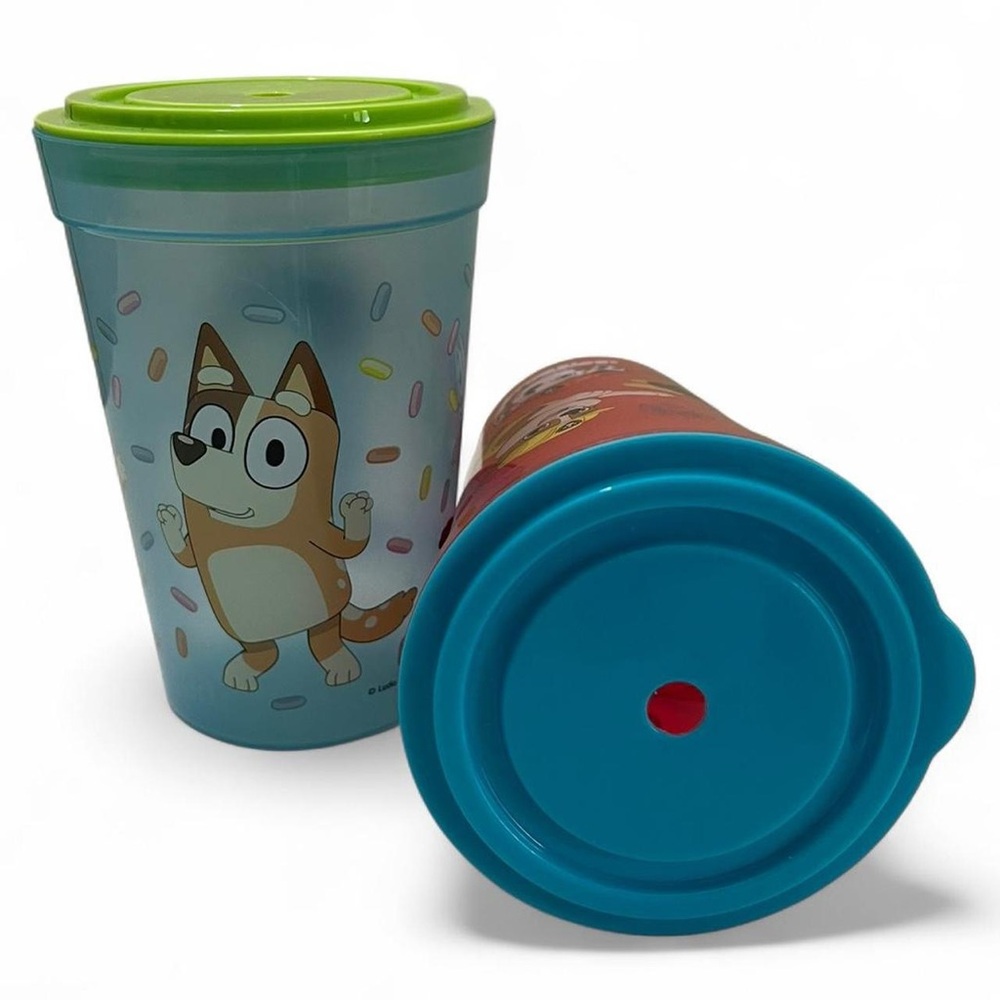 Zaks Designs Toddler Tumbler Bundle Lot of 2 Blue Patrol Toddler Cups With Lids - Picture 6 of 7